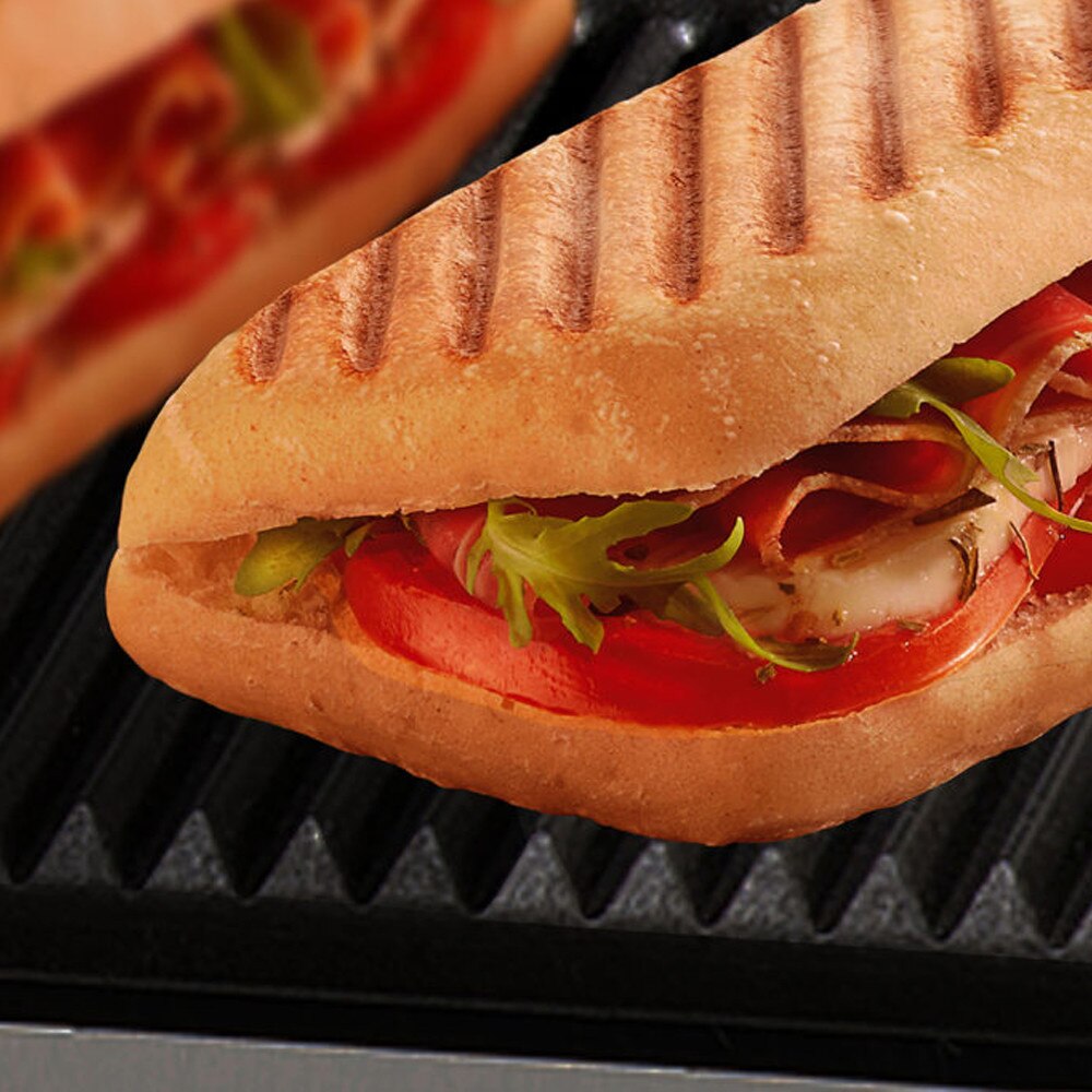Krampouz - Contact Grill - Small - Ribbed Top - Ribbed Bottom